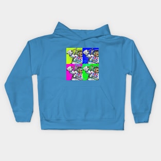 Tiny Space Phil Pop Quad Kids Hoodie